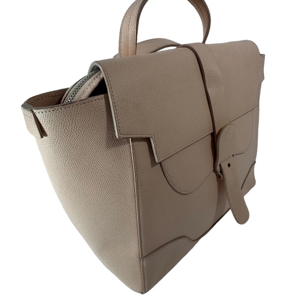 Genuine SENREVE MAESTRA blush pink leather backpack bag - Picture 4 of 13